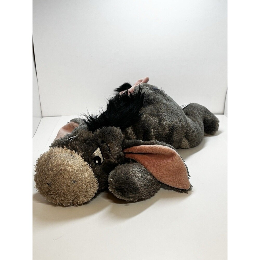 Disney Parks Disneyland Winnie the Pooh Eeyore Plush 16" Laying Detachable Tail